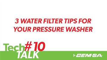 CEMSA TechTalk #10- Water Filter Tips