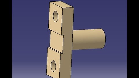 Mechanical Crosshead Assembly | Rod End Part Modeling in CATIA | Step by Step