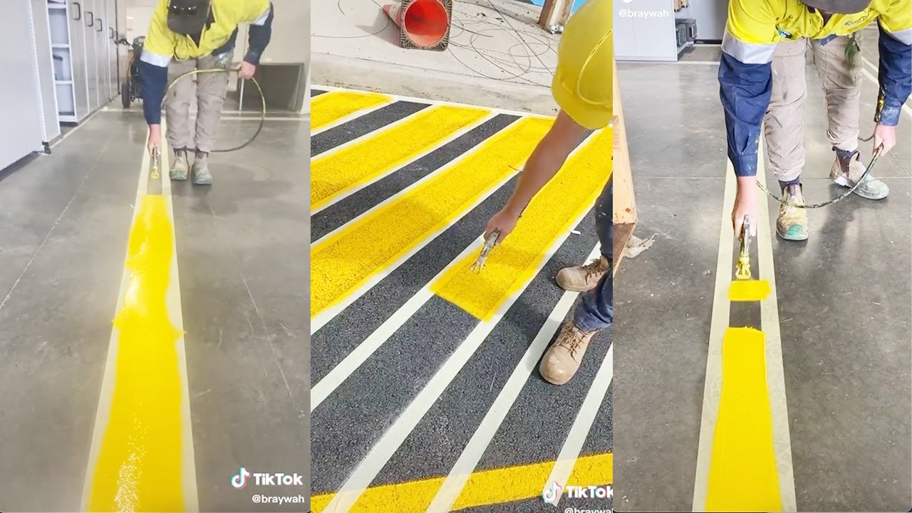 Satisfying Road Signs Painting Video | Oddly Relaxing and Satisfying Road Art Compilation Part-2