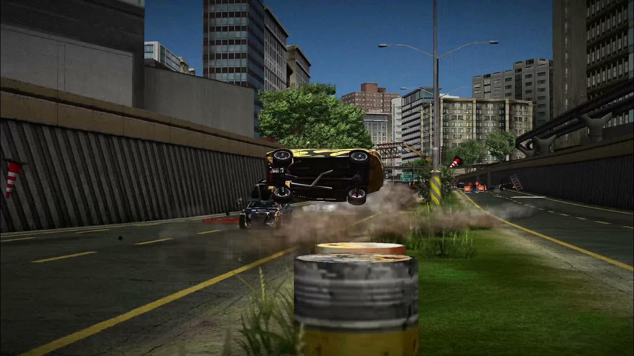 FlatOut 2 spectating AI (Jack Benton) YouTube