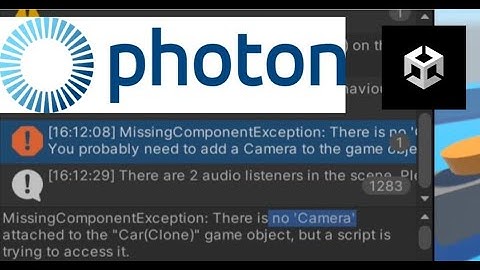 "No camera attached to gameObject" error in unity while setting up multiplayer