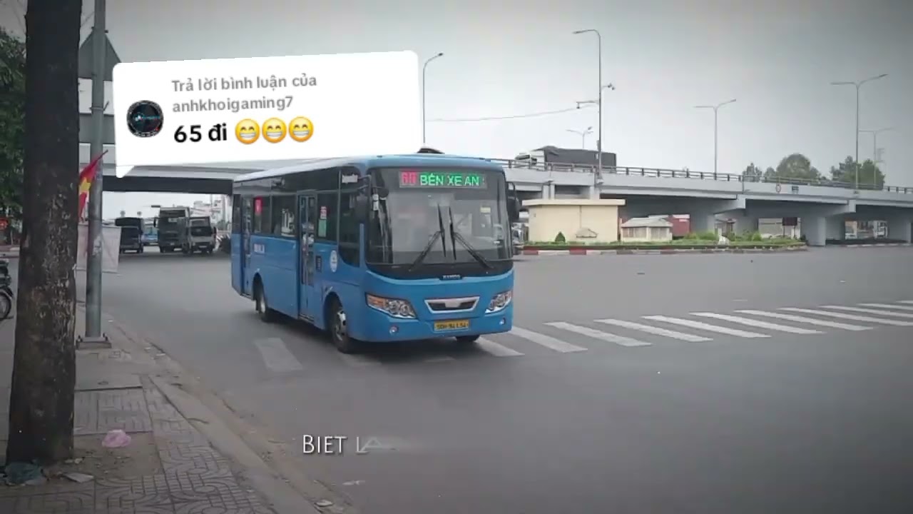 Trả lời (50H-941.54) Xe buýt số 65 Bến Thành - Cách Mạng Tháng Tám - Bến xe An Sương TPHCM #capcut 