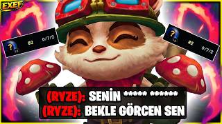 FULL HASAR TEEMO RAKİBİN MENTALİNE KALICI HASARLAR BIRAKIYOR... ( 980 AP MANTAR BUİLDİ)