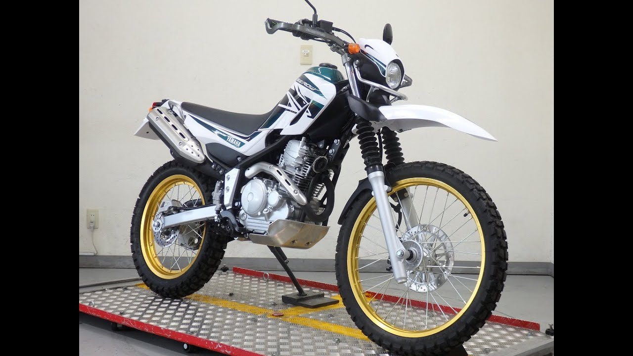 39930 YAMAHA SEROW250 Stock Exhaust Sound / Walk Around - YouTube