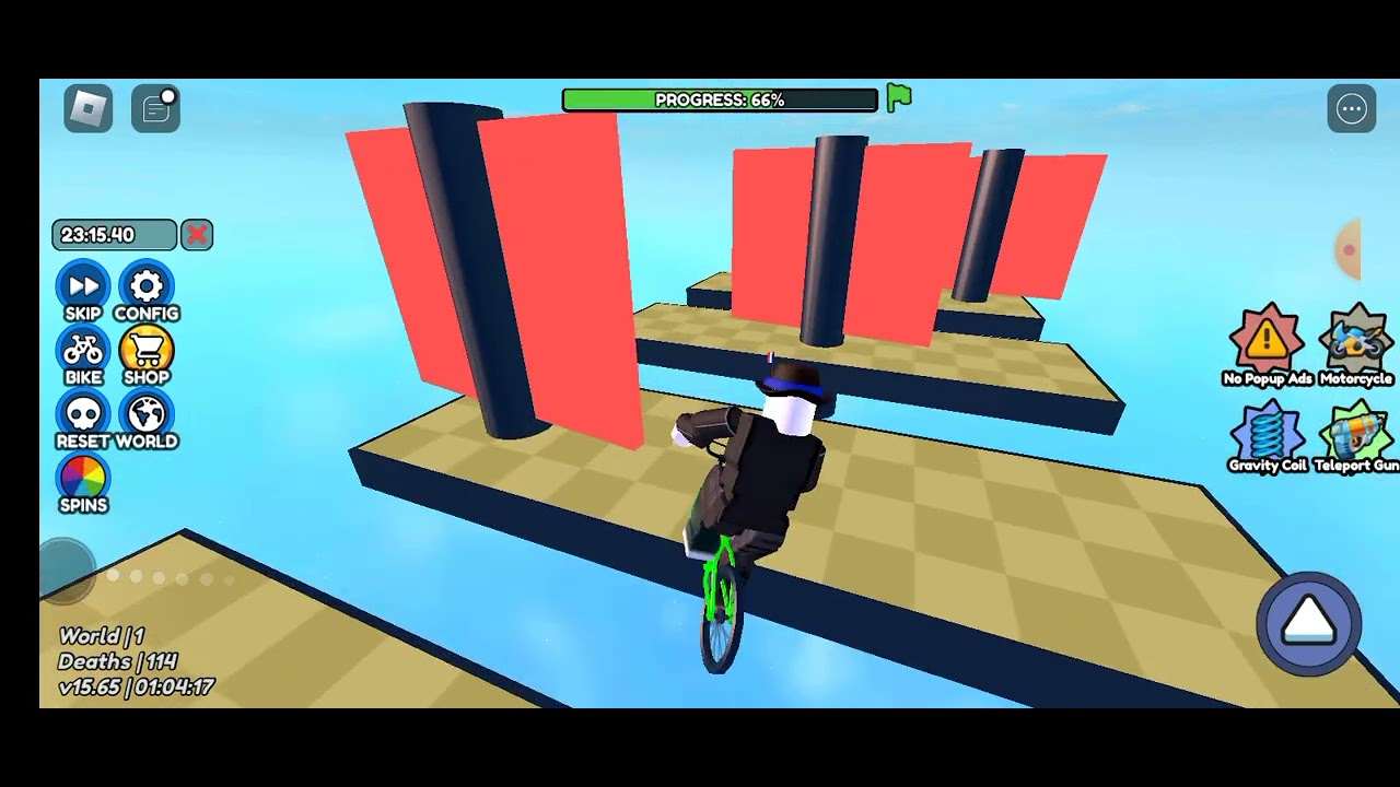 OBBY DE BICICLETA NO ROBLOX - Brancoala Games 