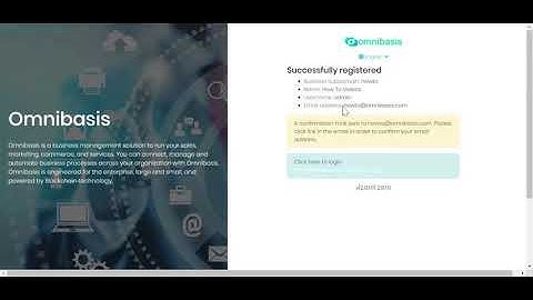 How To Sign Up for Omnibasis Business Account