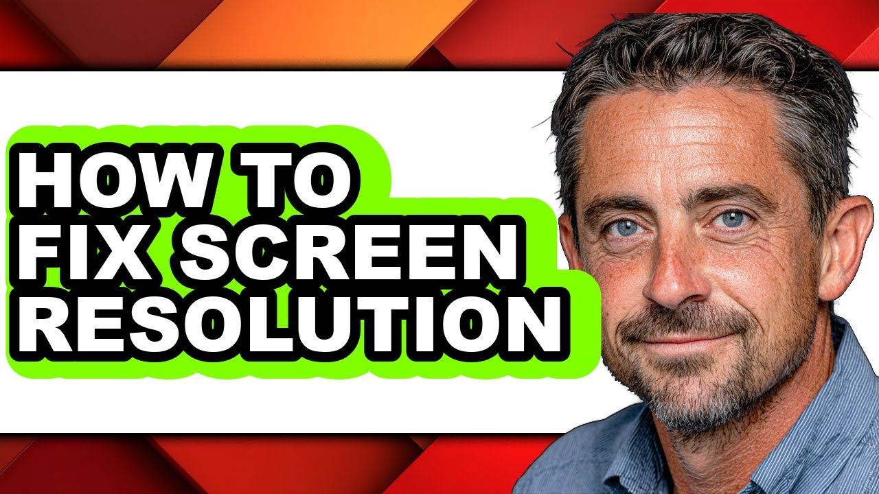 How to Fix Screen Resolution (updated) - YouTube