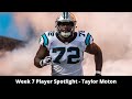 Taylor moton  2fansinthestands week 7 player spotlight