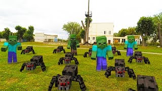 Realistic Minecraft Life: Steve vs Zombies - Minecraft Animation