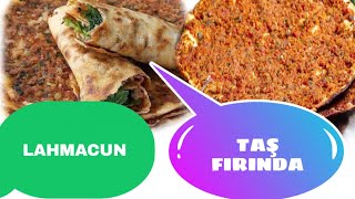 Lahmacun Nasil Yapilir ?? Taş Firinda Lahmacun Tadi Çok Güzel Olur ??