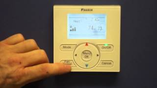 Basic Daikin Thermostat Adjustments