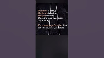 Learn to love the boring grind — that’s where greatness is built. 💯