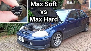 Soft vs Hard? A Quick Damper Setting Comparison On My BC Racing Coilovers... screenshot 3