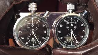 Heuer Dashboard Timers Running
