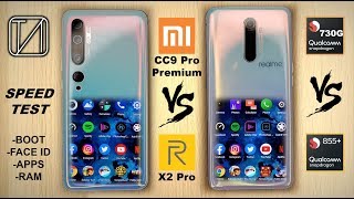 Xiaomi Mi Cc9 Pro Premium Note 10 Pro Vs Realme X2 Pro Speed Test