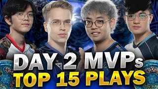 TOP-15 Plays of the Group Stage Day 2 MVPs - TI12 The International 2023