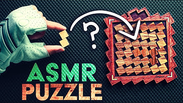 ASMR Trying to Solve the ELEGANCE WOOD PUZZLE (Part 1) 😴NO TALKING