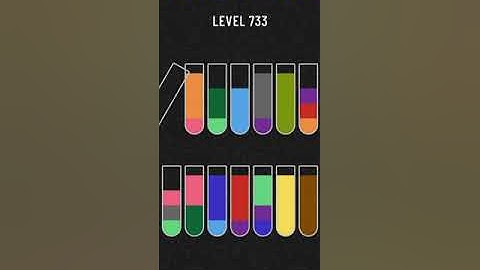 water sort puzzle - level 733