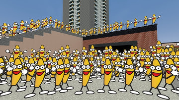 Trying To Escape The Banana Horde 3rd Try