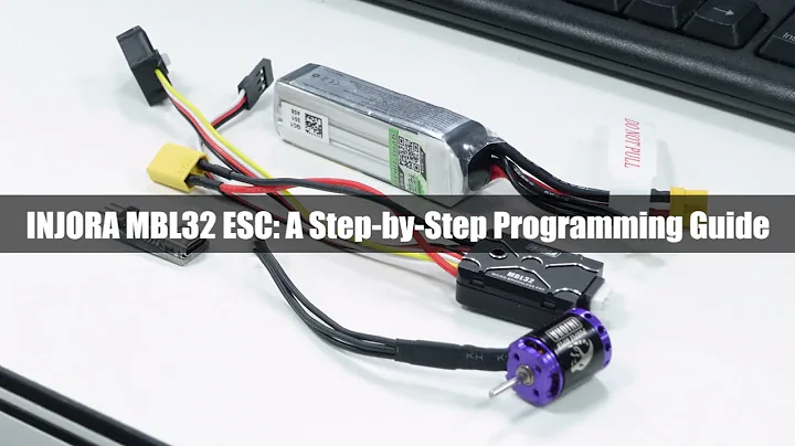 INJORA MBL32 Micro Brushless ESC Programming Guide