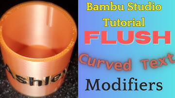 Bambu Studio Flush Curved Text