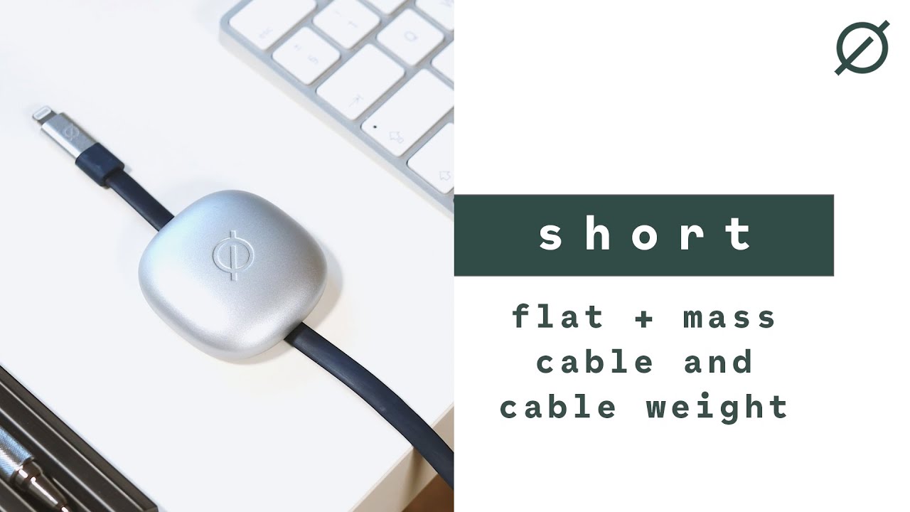 FLAT CABLE + MASS CABLE WEIGHT = THE PERFECT MATCH | atom studios