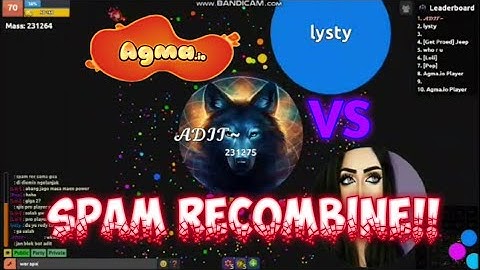 AGMA.IO POWER DESTRUCTION?! SPAM RECOMBINE ADIT - Agmaio