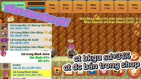 Nro lậu mới - Sever Mới nhận ngọc Rồng miễn phí ct đc bán trong Satan nha 1 ct là 25% và 30% sd nha