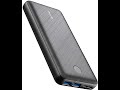 Anker PowerCore Essential 20000 (モバイルバッテリー 20000mAh)  iPhone iPad Android 各種対応 (ブラック)【レビュー】【比較】