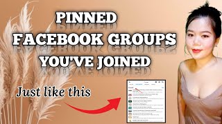 PAANO MAG PIN NG GROUPS SA FACEBOOK | LUX Tutorial