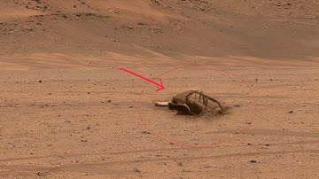 Mars Perseverance Rover Capture A car stuck to the surface of Mars thousands of years ago.