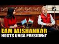 EAM Dr S Jaishankar hosts UNGA President Annalena Baerbock at Hyderabad House