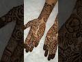 designer flower mehndi #mehndi #youtubeshorts #henna #art #viral #ytshorts