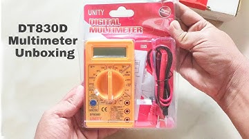 DT830D LCD Display Digital Multi-meter, Digital Multimeter Unboxing