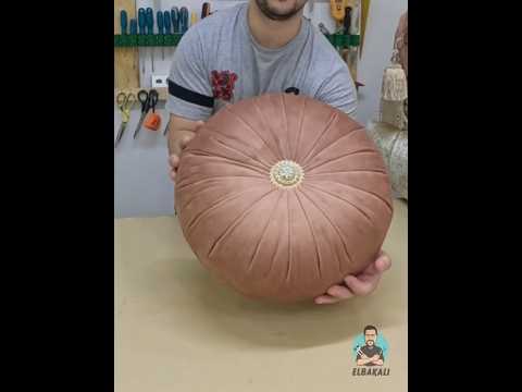 شاهد طريقة خياطة وسادة الخبزة