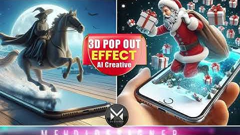 POP OUT 3D  Image using AI for FREE | Microsoft Bing