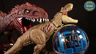 Jurassic World Extreme Damage Tyrannosaurus Rex Unboxed Camp Cretaceous  Dinosaur Battles #withme