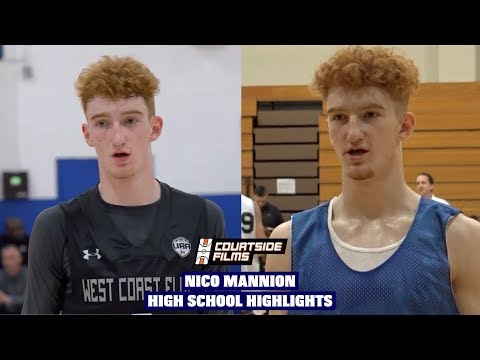 NICO MANNION High School Highlights! Red Mamba Is A Future First Round Draft Pick!
