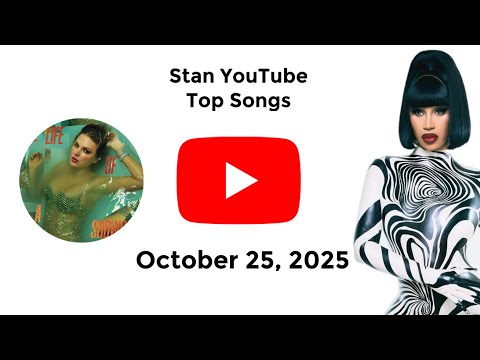 Stan YouTube Songs Top 40 (October 25, 2025)