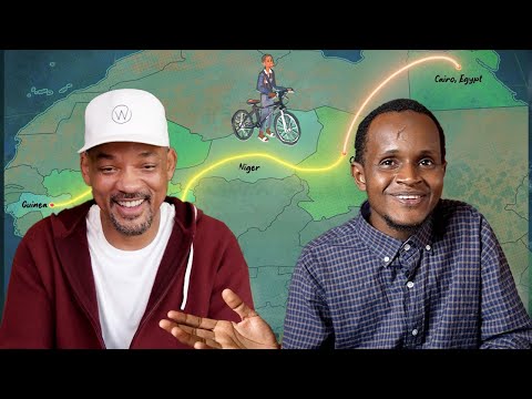 Surprising the Man Who BIKED Across Africa, Mamadou Safaiou Barry