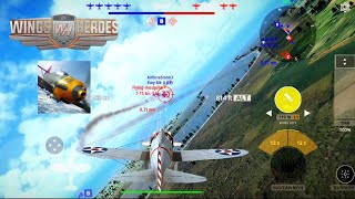 Wings Of Heroes: gameplay mobile plane game screenshot 3