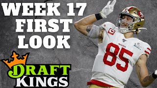 Draftkings NFL DFS | Week 17 | First Look