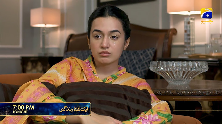 Aik Lafz Zindagi Episode 41 Promo | Tonight at 7:00 PM only on Har Pal Geo