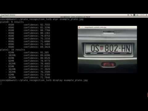 License Plate Recognition with OpenCV 4 : Open Automatic License Plate Recognition (OpenALPR)