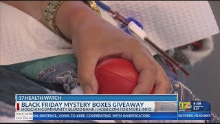 Houchin Blood Bank offers one lucky donor $500 ‘mystery box’ during Thanksgiving week