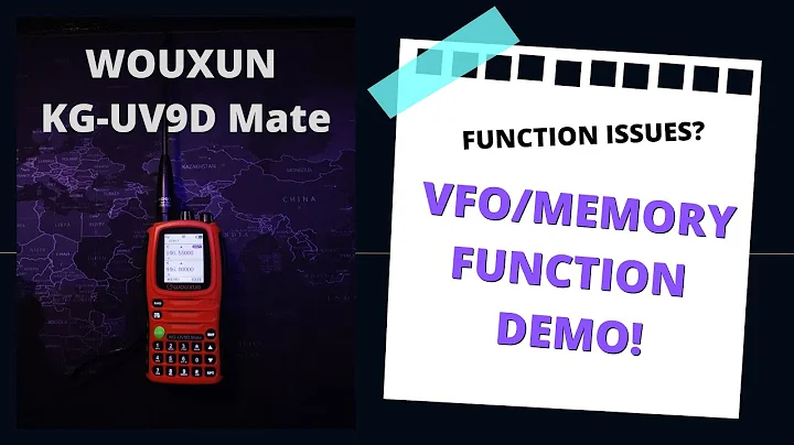 Having Function Issues? VFO/Memory Mode Demo