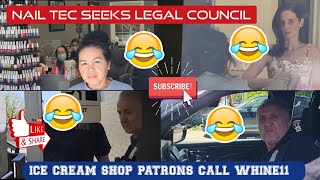 Northville Mi Window Shopping Part 3 Nail Tech Talks To Attorney & ICE Cream Patrons Call WHINE11 