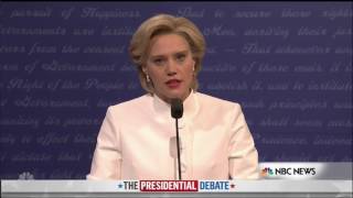 Tom Hanks Ensures Donald Trump & Hillary Clinton Leave No Issue Un-Spoofed  Saturday Night Live
