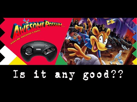 Awesome Possum kicks Dr Machinos butt on Sega Genesis - YouTube