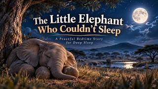 The Little Elephant Who Couldn't Sleep 🐘🌙 | A Peaceful Bedtime Story for Deep Sleep